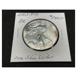 2003 American Silver Eagle BU Coin