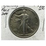 1938-D Walking Liberty Half Dollar