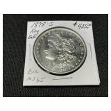 1878-S Morgan Silver Dollar Coin