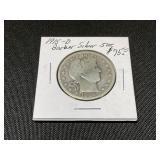 1915-D Barber Silver Half Dollar