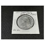 1831 Capped Bust Half Dollar Coin