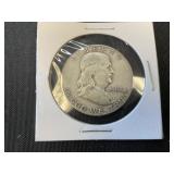 1954 Franklin Silver Half Dollar
