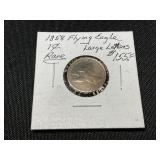1858 Flying Eagle One Cent Coin