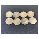 8 Roosevelt Dimes, 1950s