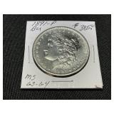 1891-P Morgan Silver Dollar BU