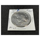 1922-P Peace Silver Dollar MS63