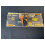 Gold Foil $1,000 Donald Trump Note