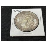 1896 Morgan Silver Dollar Coin