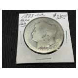 1883-CC Morgan Silver Dollar Coin