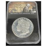 1964 Dan Carr Silver Dollar Overstrike