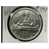 1965 Canada Silver Dollar
