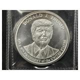 1 Oz. Silver Round Trump 45 & 47