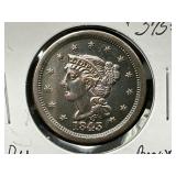 1845 Large Cent Brown