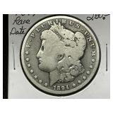 1894-O Morgan Silver Dollar *Rare Date*
