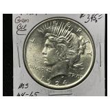1924-P Peace Dollar