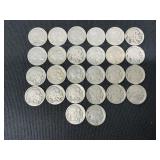 26 Buffalo Nickels