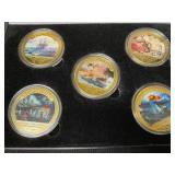 5 Pearl Harbor Commemorative Coins