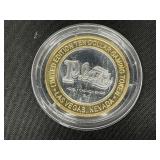 Plaza Hotel Casino Silver Token