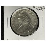 1834 Capped Bust Half Dollar *Lg. Date & Letters