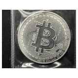 1 Oz. Silver Round Bit Coin