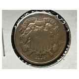 1866 2-Cent Coin *Rare Date*