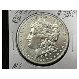 1889-P Morgan Silver Dollar
