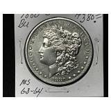 1880-O Morgan Silver Dollar