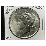 1923-P Peace Dollar