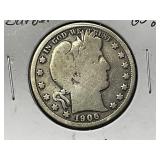 1906-O Barber Half Dollar