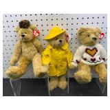3 Ty Attic Treasures Bears
