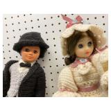 Dolls with Crochet Attire