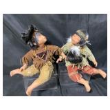 Native American-Themed Porcelain Dolls