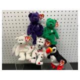 5 TY Beanie Babies Plush Toys