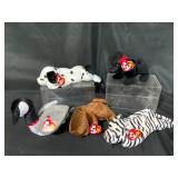 5 Ty Beanie Babies, 1996-1998