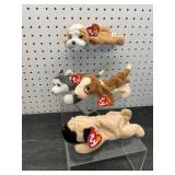 4 TY Beanie Babies with Tags