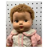 Effanbee 18in and 6in Dolls with Case
