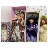 Four Porcelain Dolls