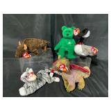 5 Ty Beanie Babies with Tags