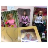 Four Special Edition Barbie Dolls
