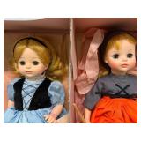 Two 13-Inch Madame Alexander Dolls