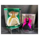 2 Happy Holidays Barbies