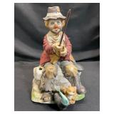 Melody In Motion Clown Figurine