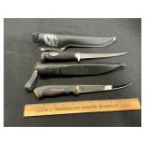 Two New Rapala Fillet Knives with Sheaths