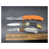 Three Winchester Folding Pocket Knives