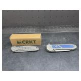 Two CRKT Folding Knives