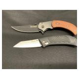 Two Folding Knife Lot with Clips