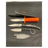 Three Cold Steel Knives