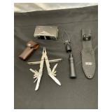 SOG Multitool and Fixed Blade Set