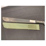 Machete with Nylon Sheath