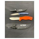 Two Old Timer Fixed Blade Knives